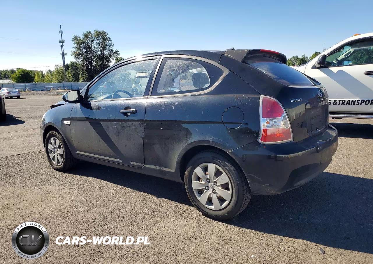 2008 Hyundai Accent Gs VIN:KMHCM36C58U086054 - 2