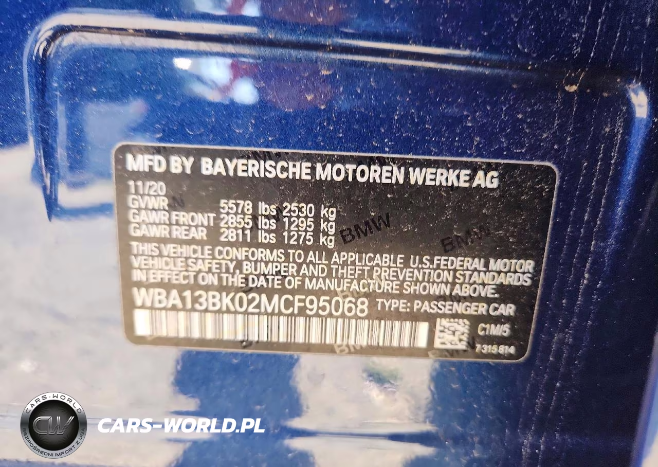 2021 BMW M550Xi VIN:WBA13BK02MCF95068 - 12