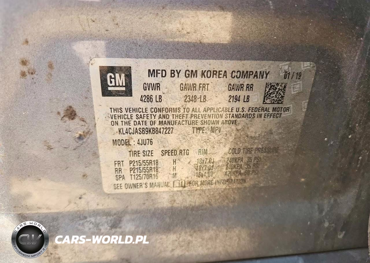 2019 Buick Encore Preferred VIN:KL4CJASB9KB847227 - 13