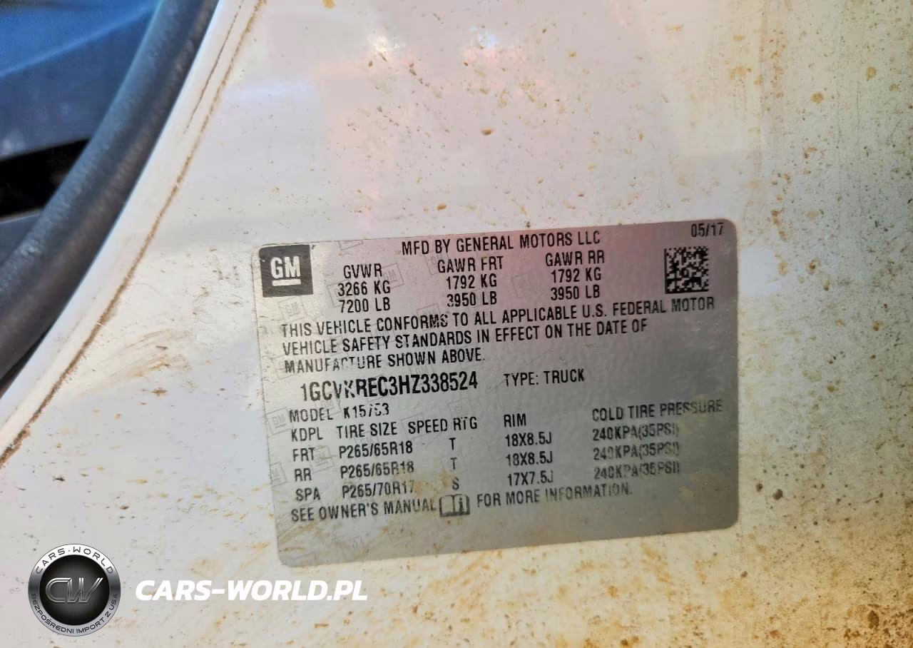 2017 Chevrolet Silverado K1500 Lt VIN:1GCVKREC3HZ338524 - 13