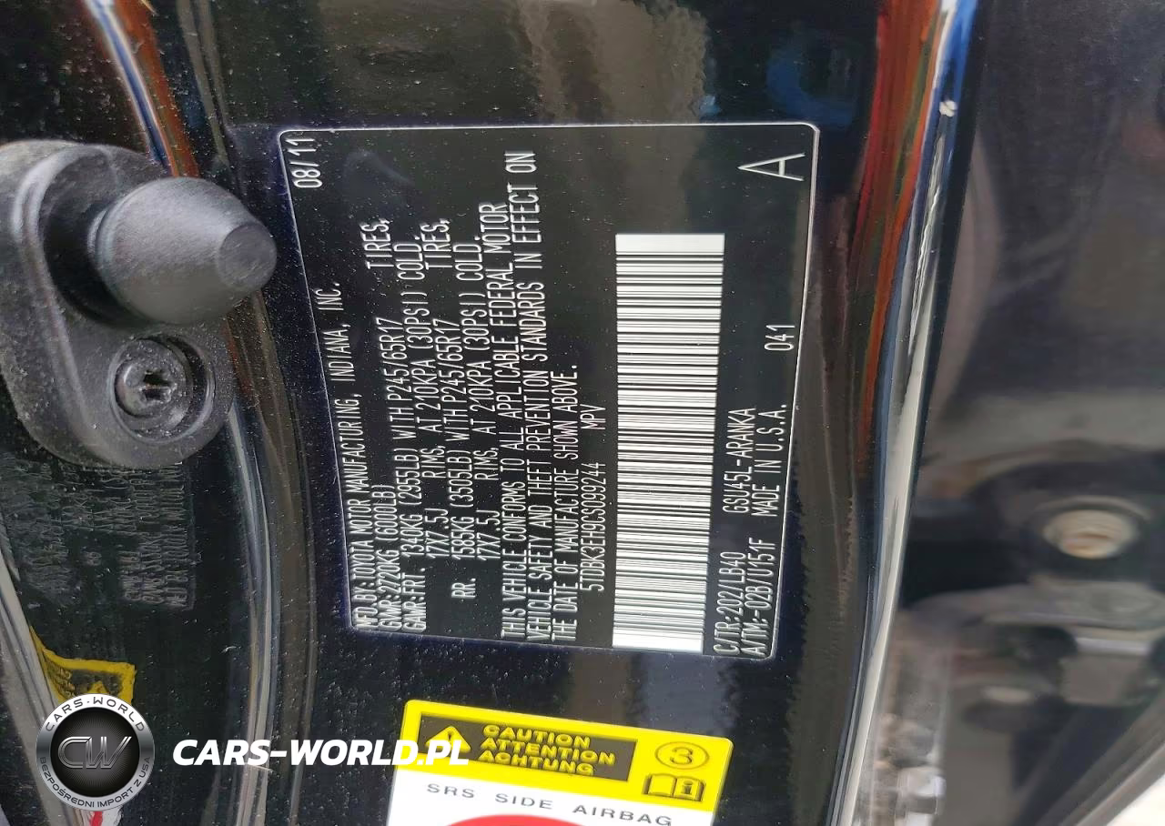 2012 Toyota Highlander Se VIN:5TDBK3EH9CS099244 - 14