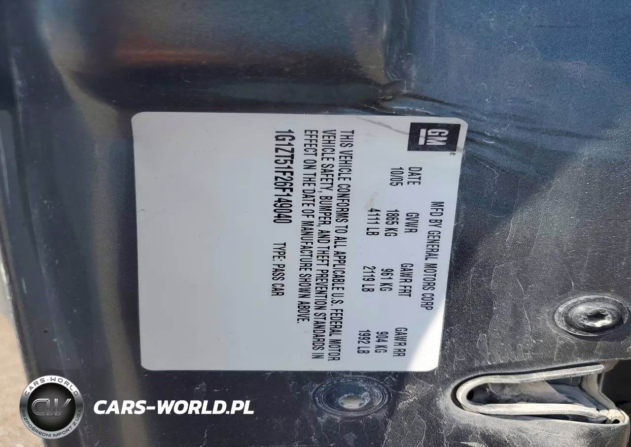 2006 Chevrolet Malibu Lt VIN:1G1ZT51F26F149040 - 12