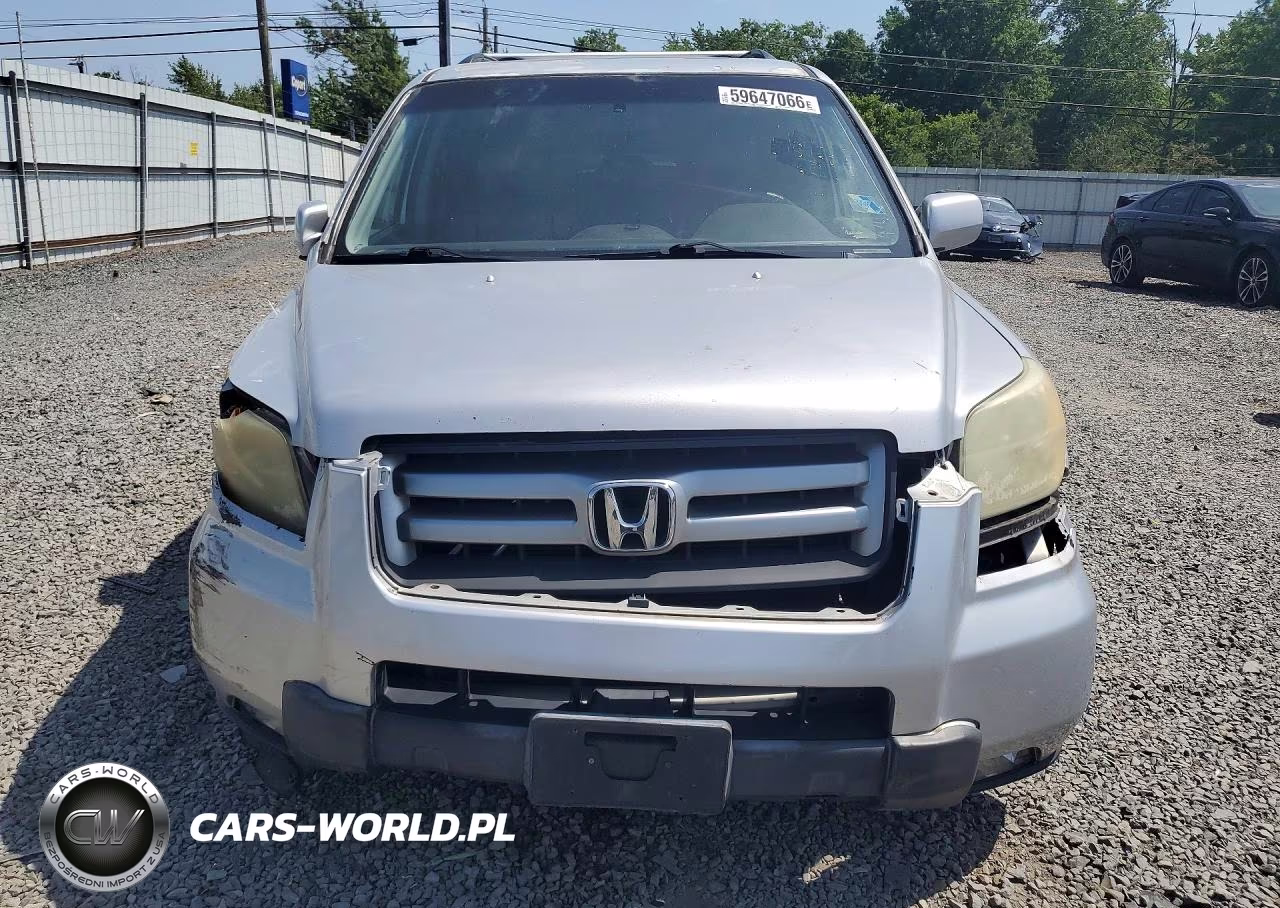 2006 Honda Pilot Ex VIN:5FNYF187X6B002244 - 5