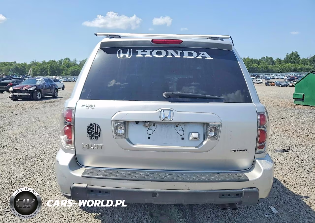 2006 Honda Pilot Ex VIN:5FNYF187X6B002244 - 6