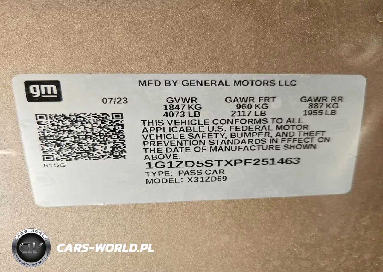2023 Chevrolet Malibu Lt VIN:1G1ZD5STXPF251463 - 12