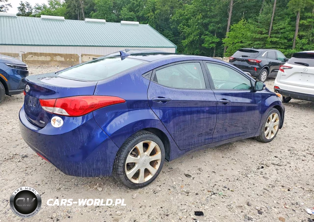 2011 Hyundai Elantra Limited VIN:5NPDH4AE1BH049449 - 3