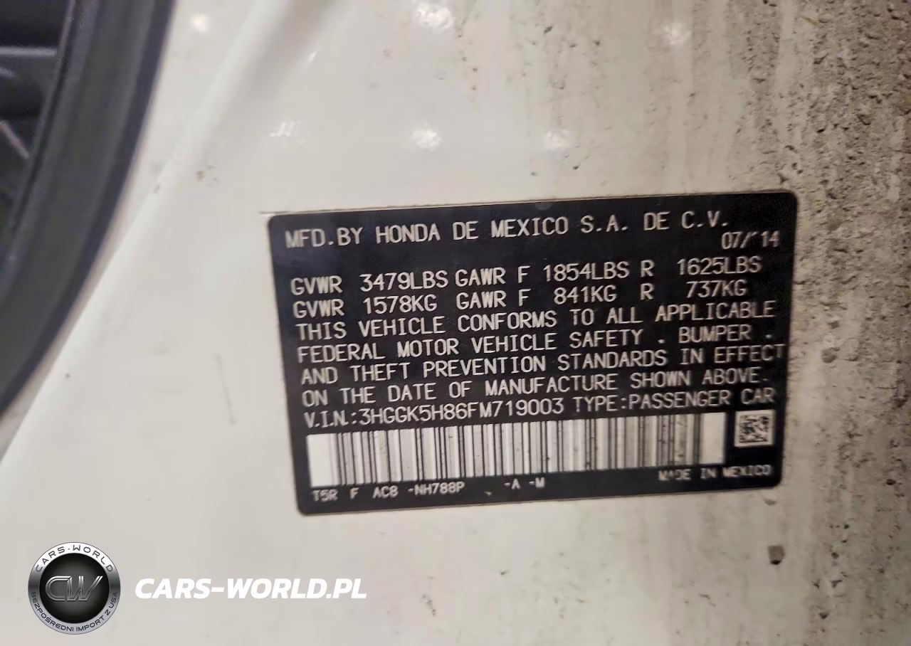 2015 Honda Fit Ex VIN:3HGGK5H86FM719003 - 12