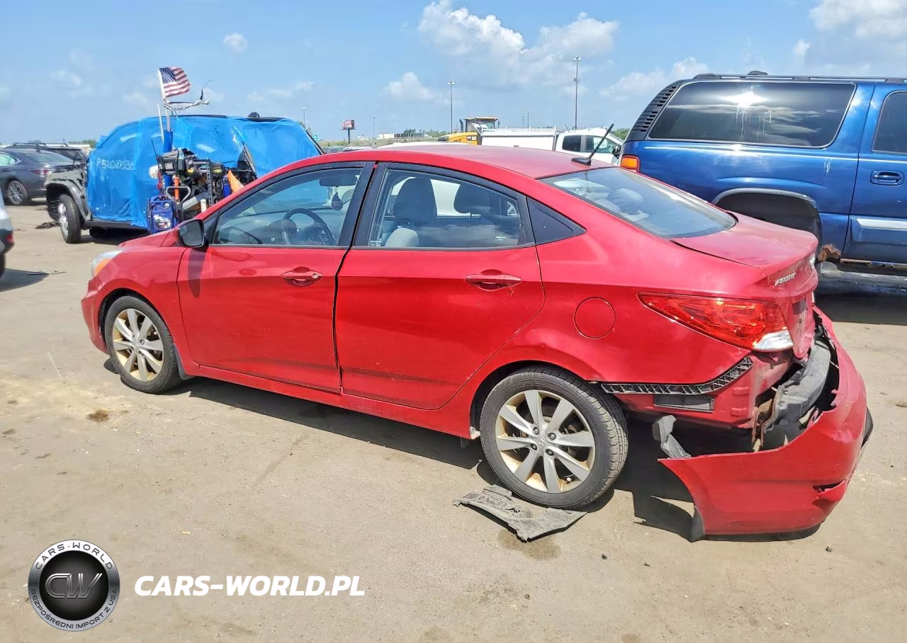 2014 Hyundai Accent Gls VIN:KMHCU4AE5EU770113 - 2