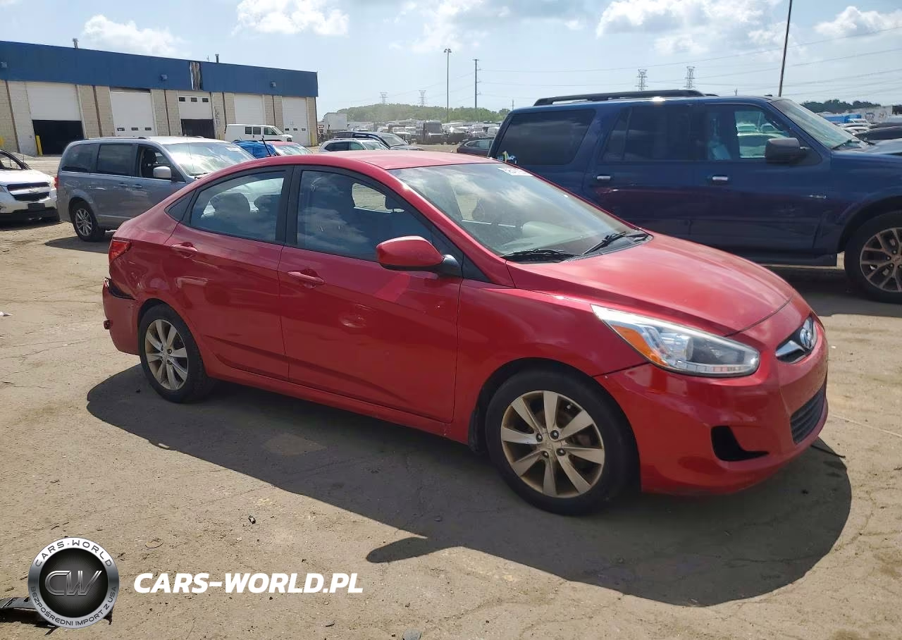 2014 Hyundai Accent Gls VIN:KMHCU4AE5EU770113 - 4