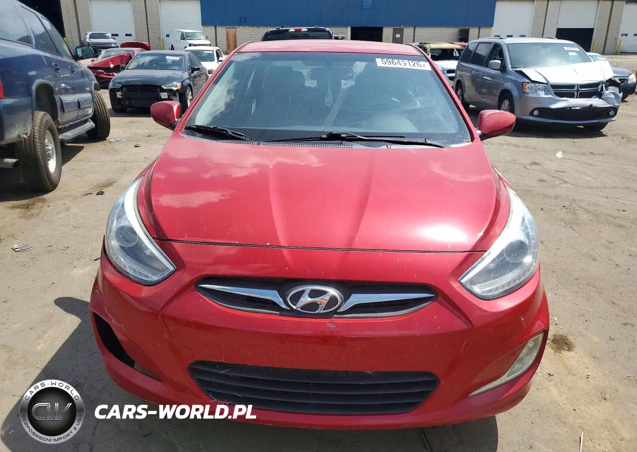 2014 Hyundai Accent Gls VIN:KMHCU4AE5EU770113 - 5