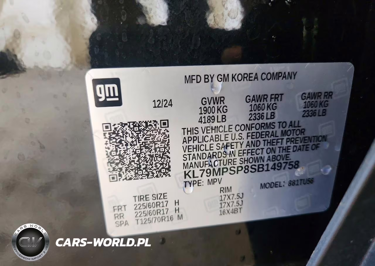 2025 Chevrolet Trailblazer Lt VIN:KL79MPSP8SB149758 - 13