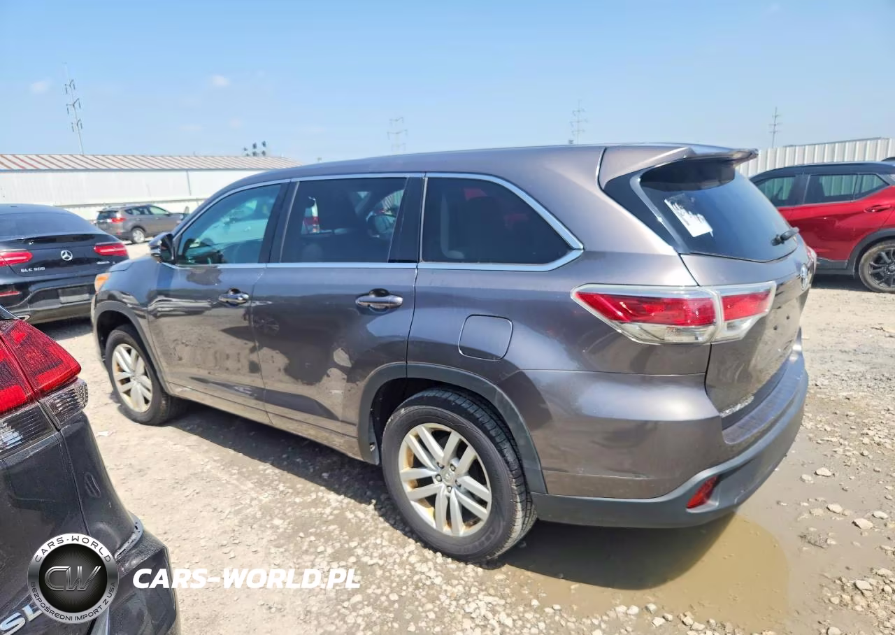 2014 Toyota Highlander Le VIN:5TDZARFH3ES005803 - 2