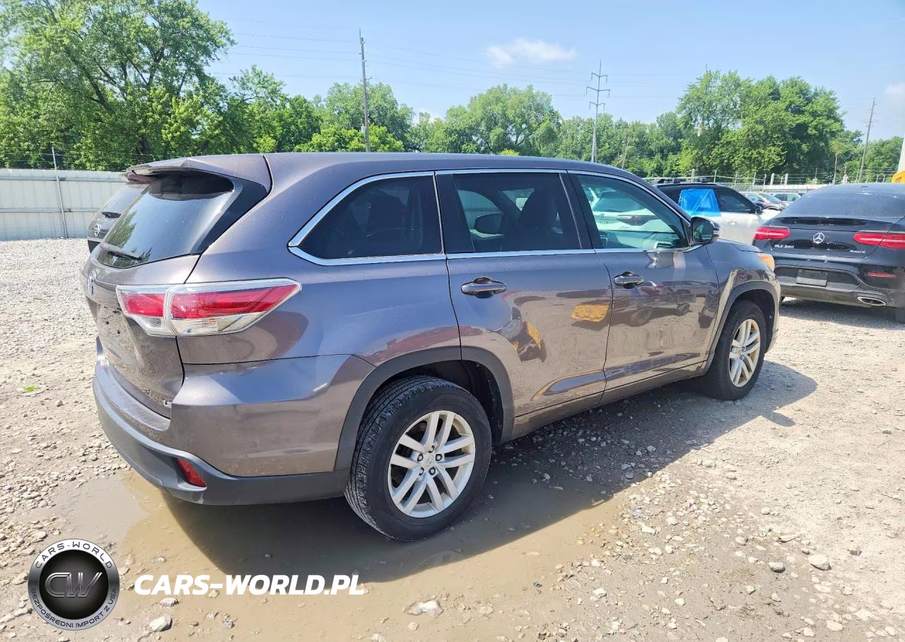 2014 Toyota Highlander Le VIN:5TDZARFH3ES005803 - 3