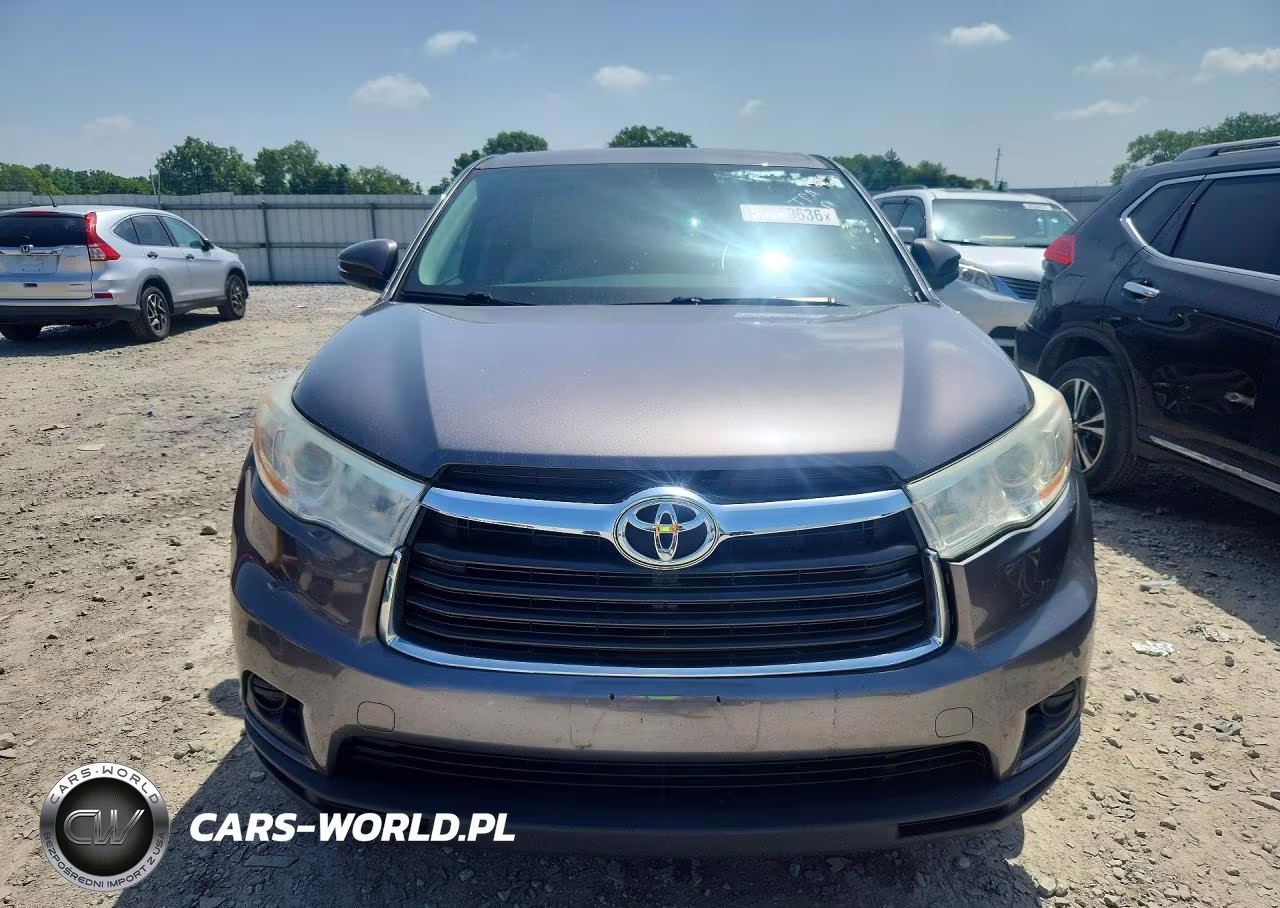 2014 Toyota Highlander Le VIN:5TDZARFH3ES005803 - 5