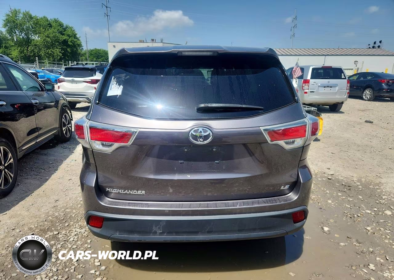 2014 Toyota Highlander Le VIN:5TDZARFH3ES005803 - 6