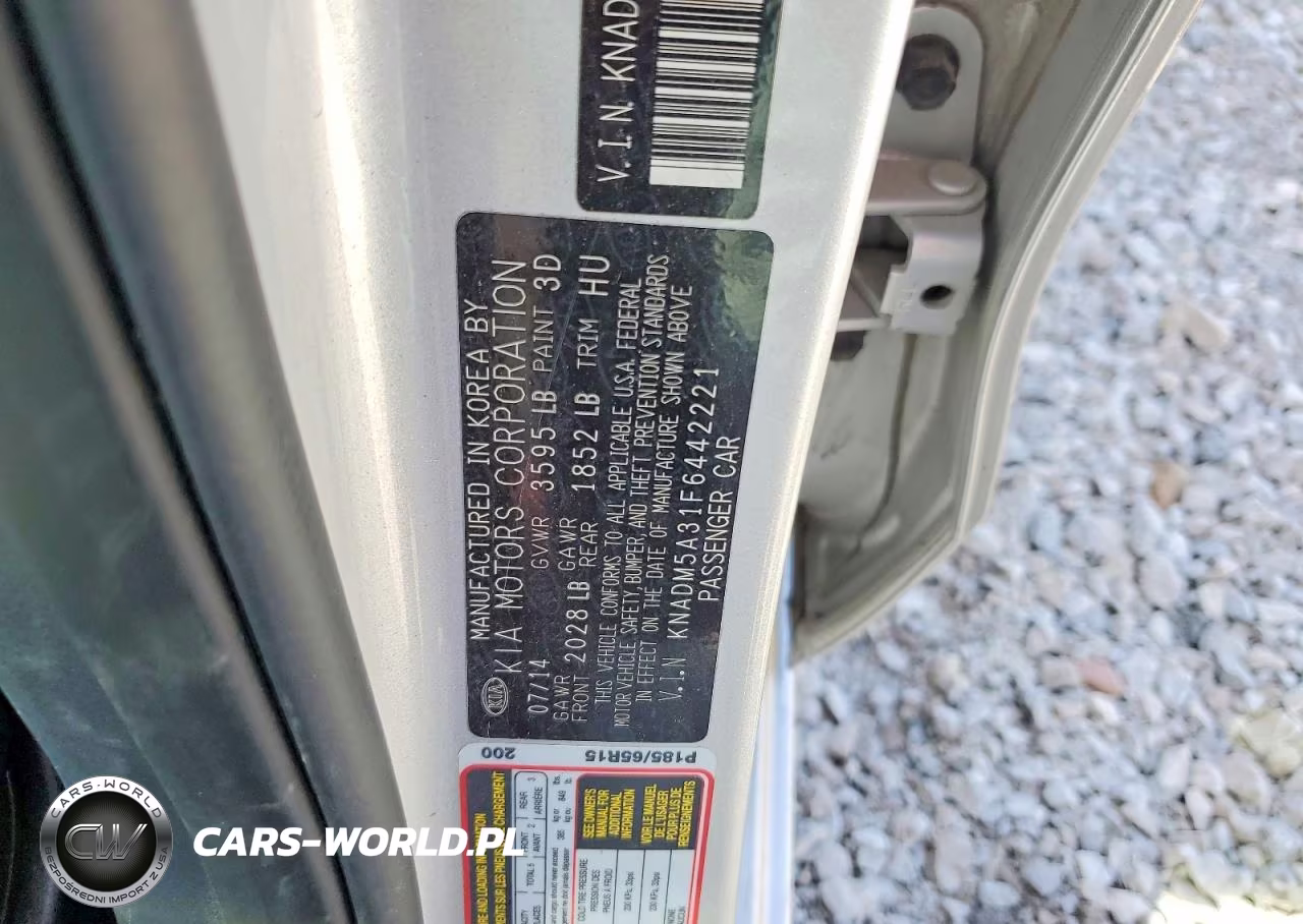 2015 Kia Rio Lx VIN:KNADM5A31F6442221 - 12