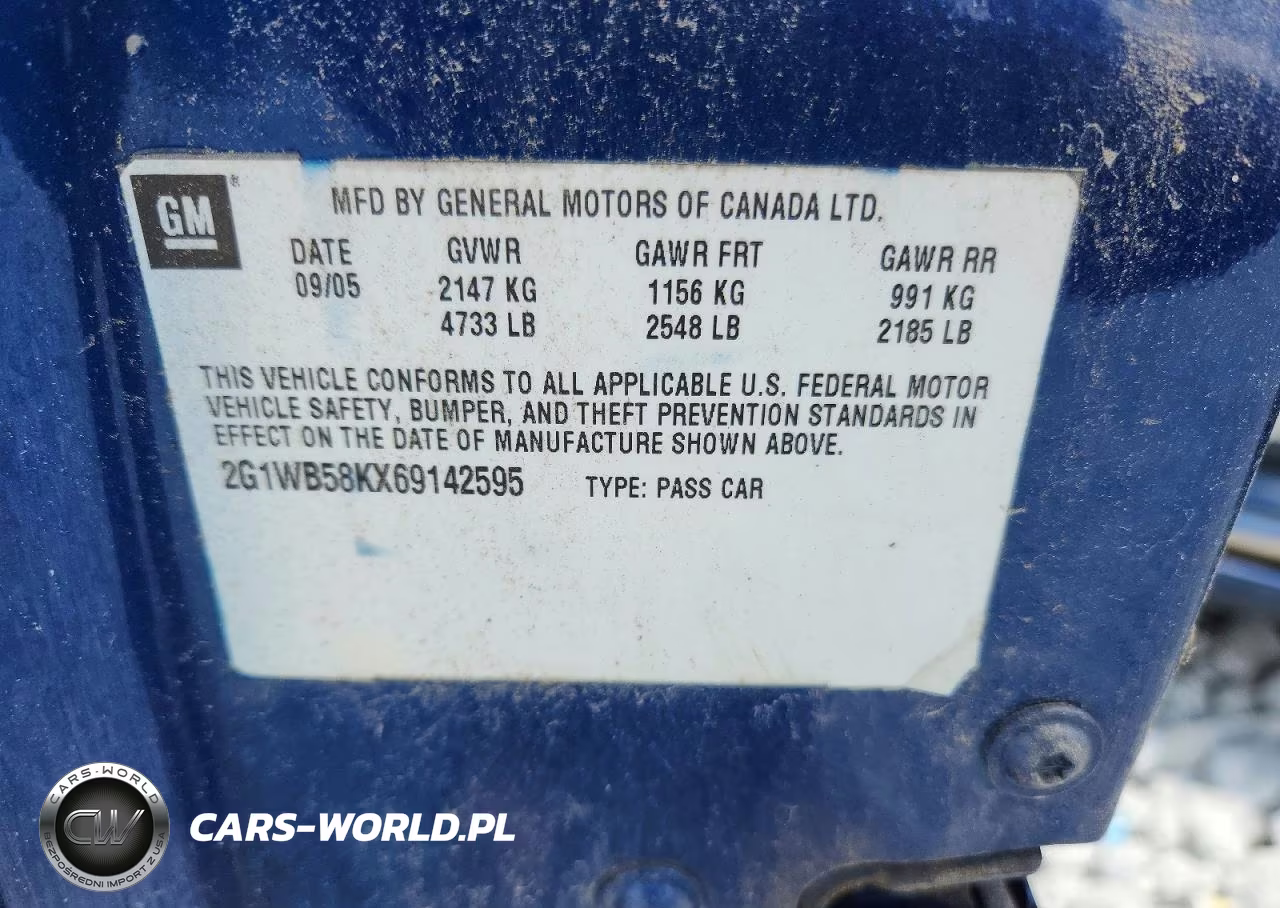 2006 Chevrolet Impala Ls VIN:2G1WB58KX69142595 - 12