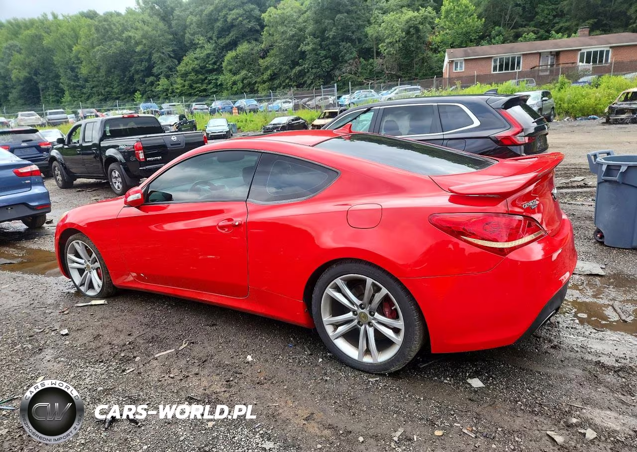 2011 Hyundai Genesis Coupe 3.8L VIN:KMHHU6KH3BU043266 - 2