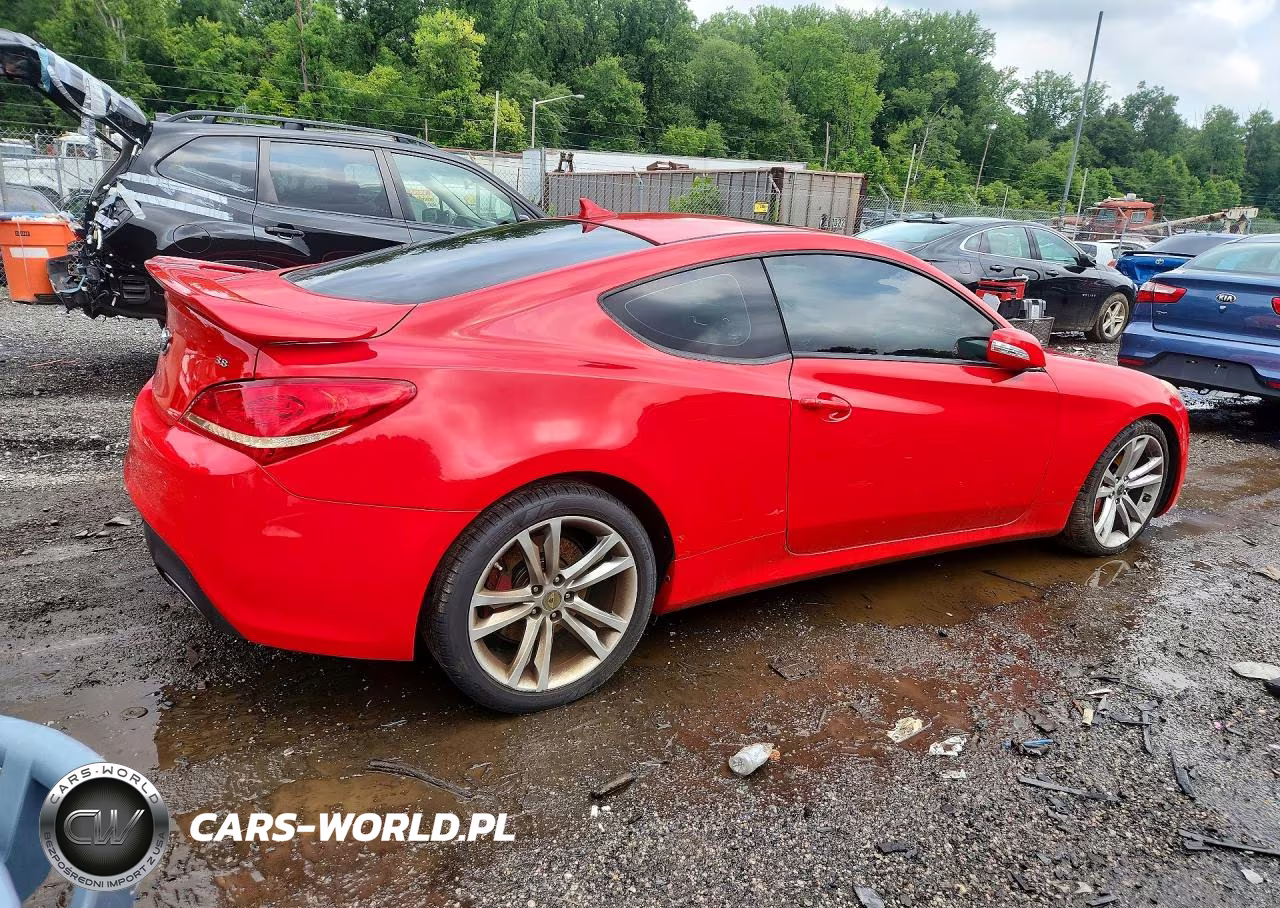 2011 Hyundai Genesis Coupe 3.8L VIN:KMHHU6KH3BU043266 - 3