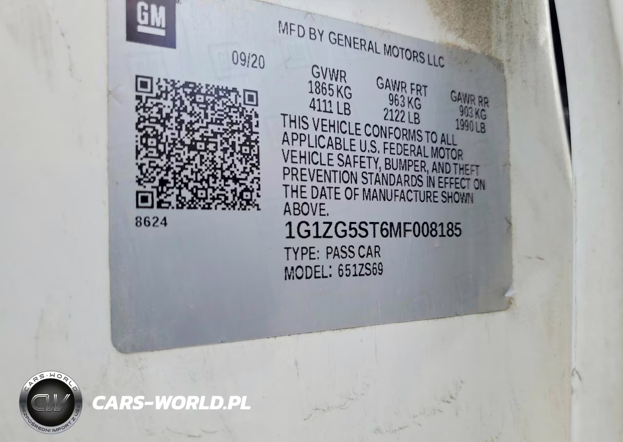 2021 Chevrolet Malibu Rs VIN:1G1ZG5ST6MF008185 - 13