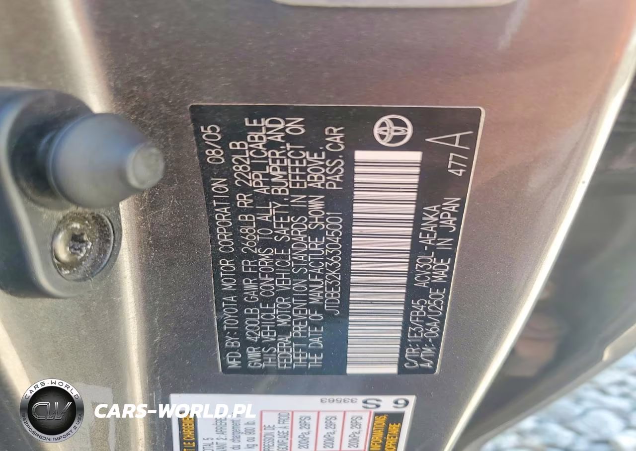 2006 Toyota Camry Le VIN:JTDBE32K363045001 - 12