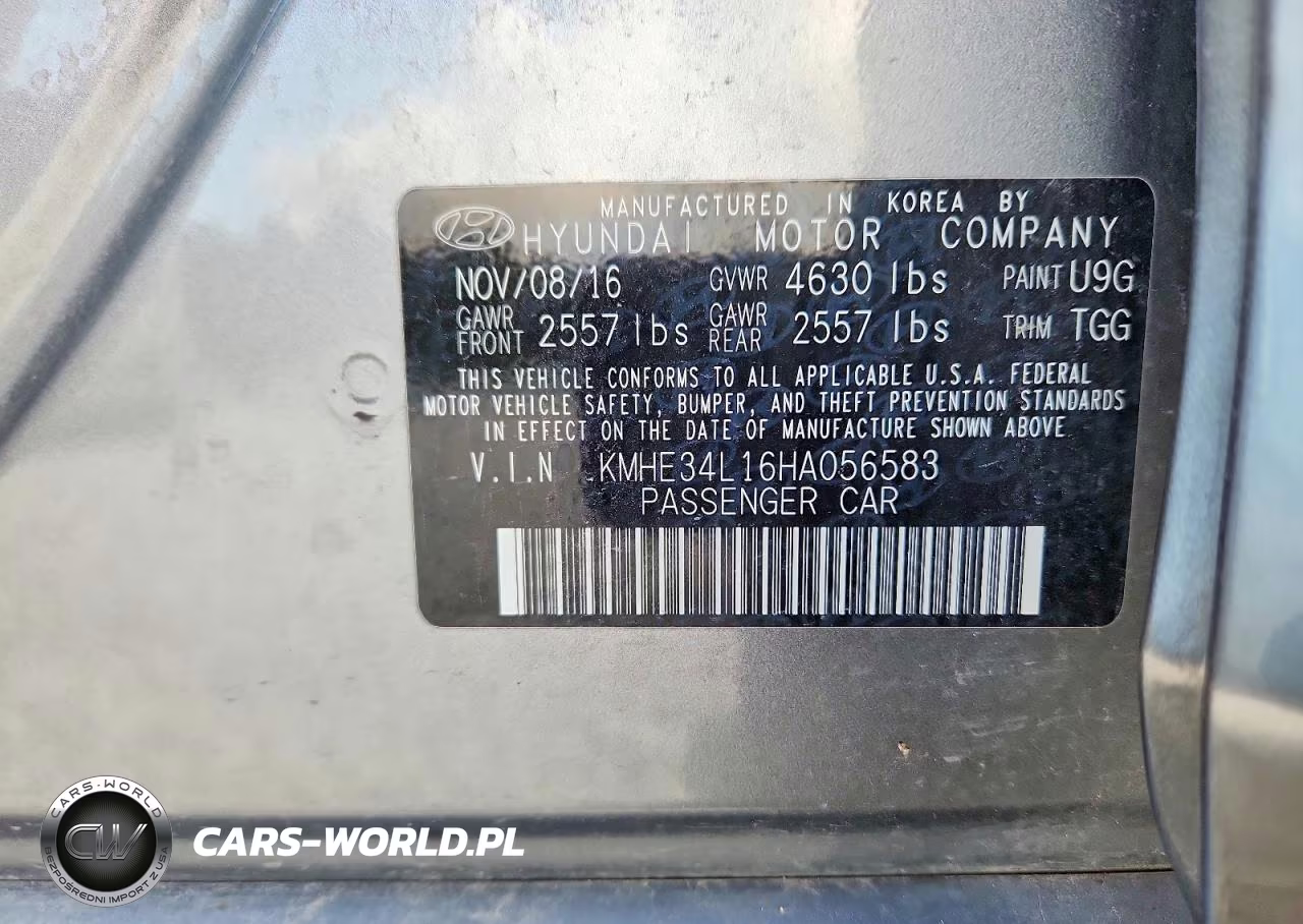 2017 Hyundai Sonata Hybrid Limited VIN:KMHE34L16HA056583 - 12