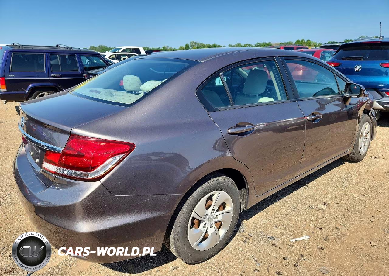 2014 Honda Civic Lx VIN:19XFB2F52EE271871 - 3