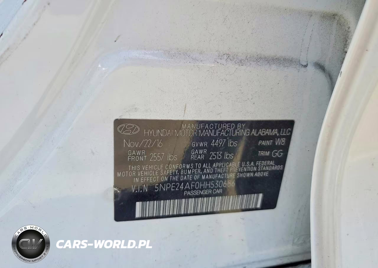2017 Hyundai Sonata Se VIN:5NPE24AF0HH530686 - 12
