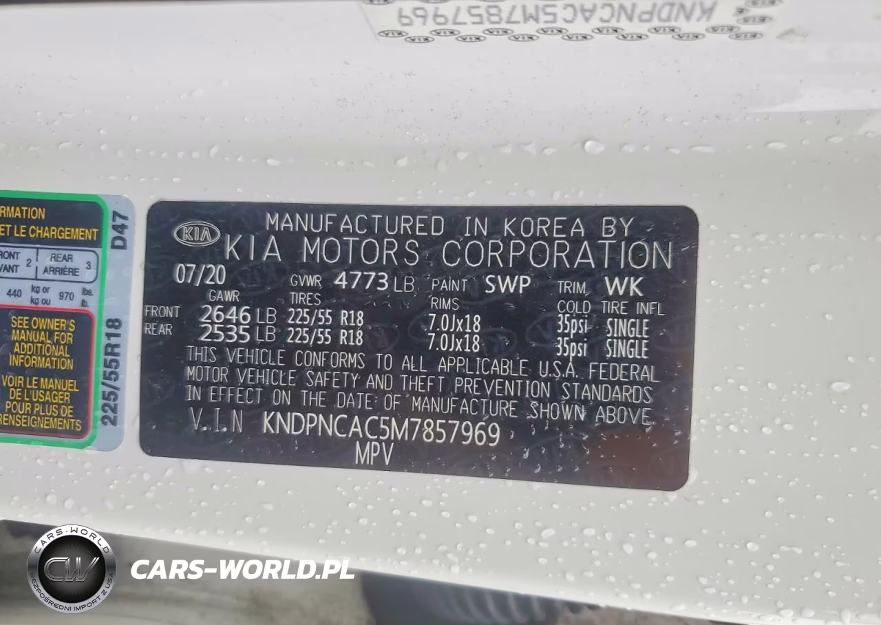 2021 Kia Sportage Ex VIN:KNDPNCAC5M7857969 - 12