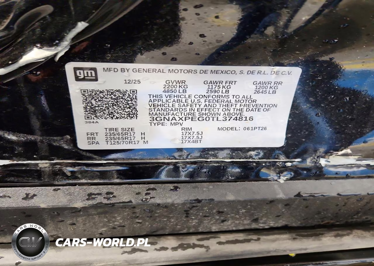2026 Chevrolet Equinox Lt VIN:3GNAXPEG0TL374816 - 13
