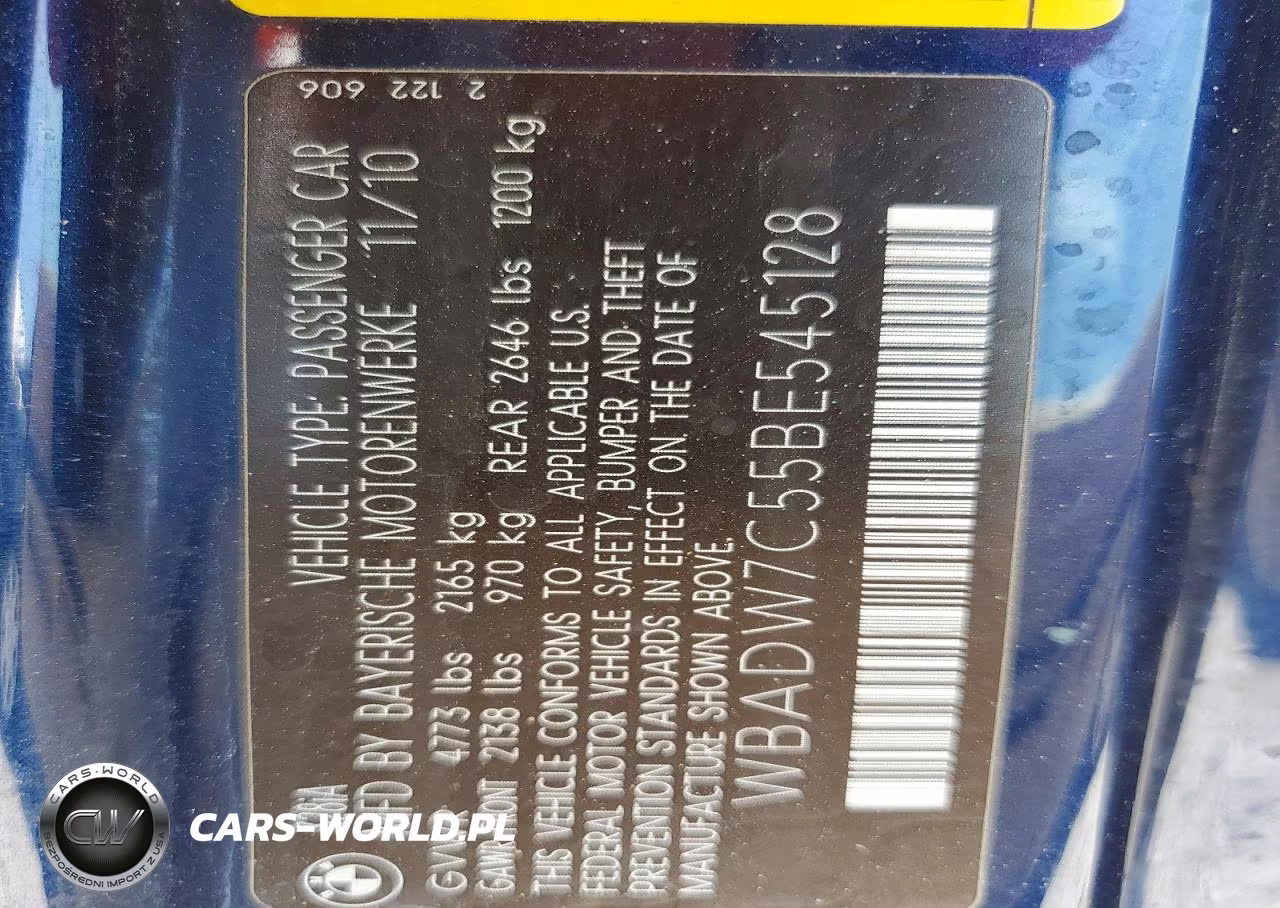 2011 BMW 328 I Sulev VIN:WBADW7C55BE545128 - 12