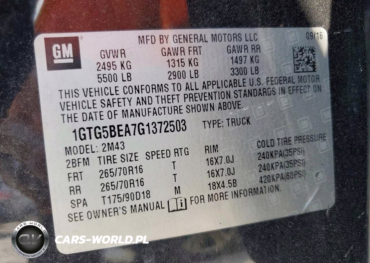 2016 GMC Canyon VIN:1GTG5BEA7G1372503 - 13
