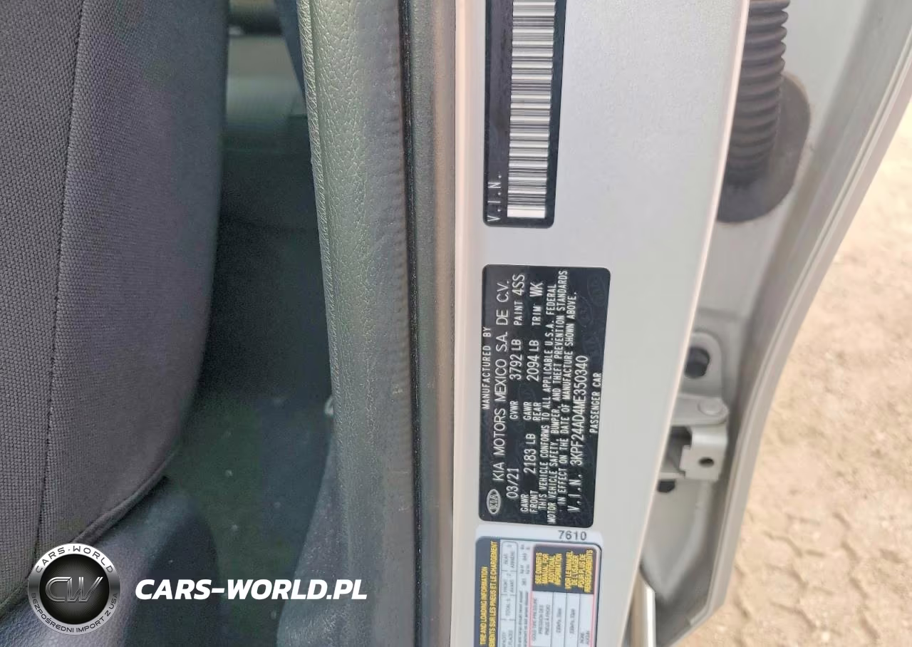 2021 Kia Forte Lxs VIN:3KPF24AD4ME350340 - 12