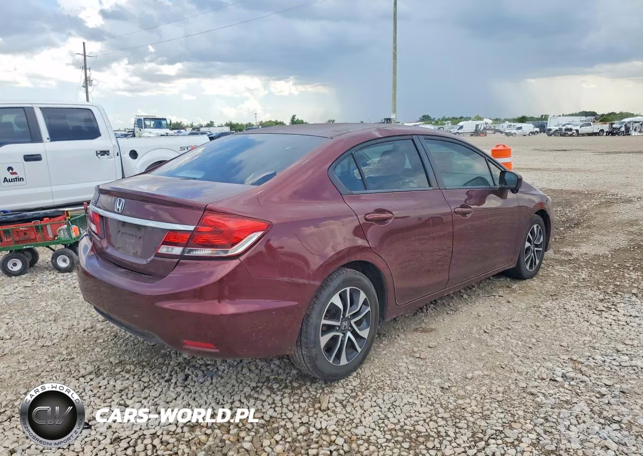 2014 Honda Civic VIN:19XFB2F8XEE073193 - 3