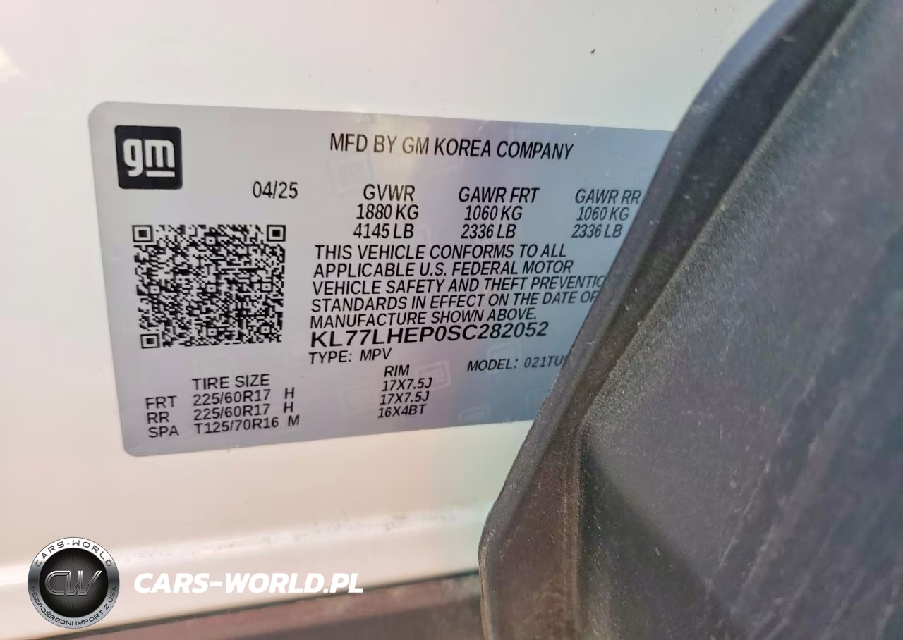 2025 Chevrolet Trax 1Lt VIN:KL77LHEP0SC282052 - 13