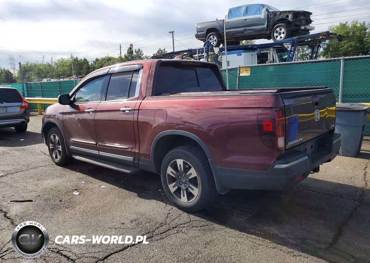 2017 Honda Ridgeline Rtl VIN:5FPYK3F7XHB012308 - 2