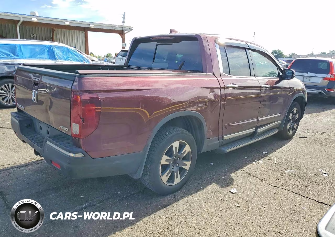 2017 Honda Ridgeline Rtl VIN:5FPYK3F7XHB012308 - 3