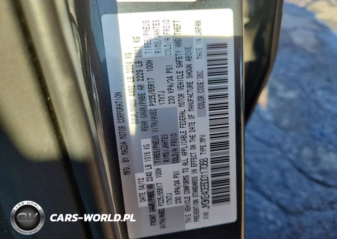 2013 Mazda Cx-5 Touring VIN:JM3KE4CE6D0117068 - 13