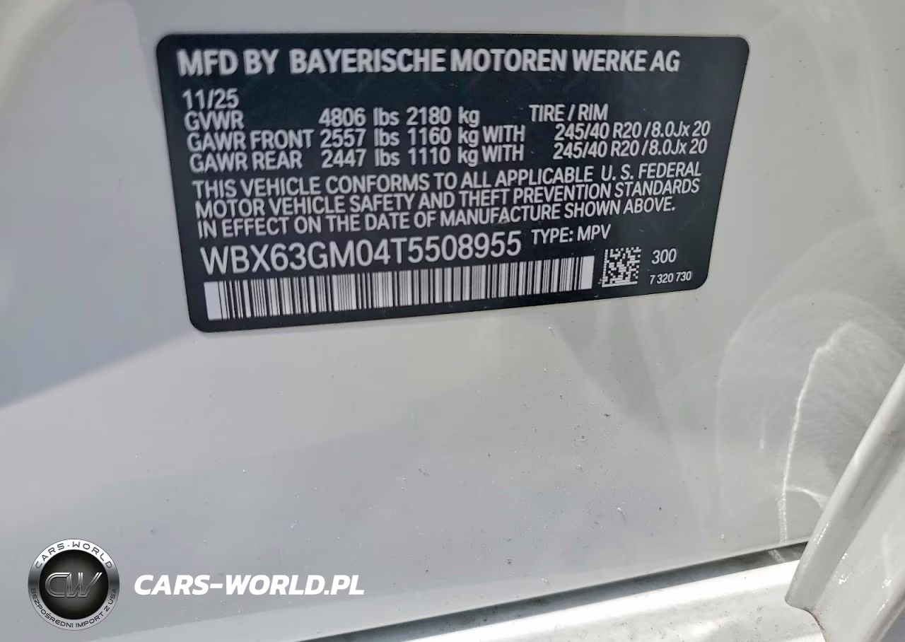 2026 BMW X2 xDrive28I VIN:WBX63GM04T5508955 - 12