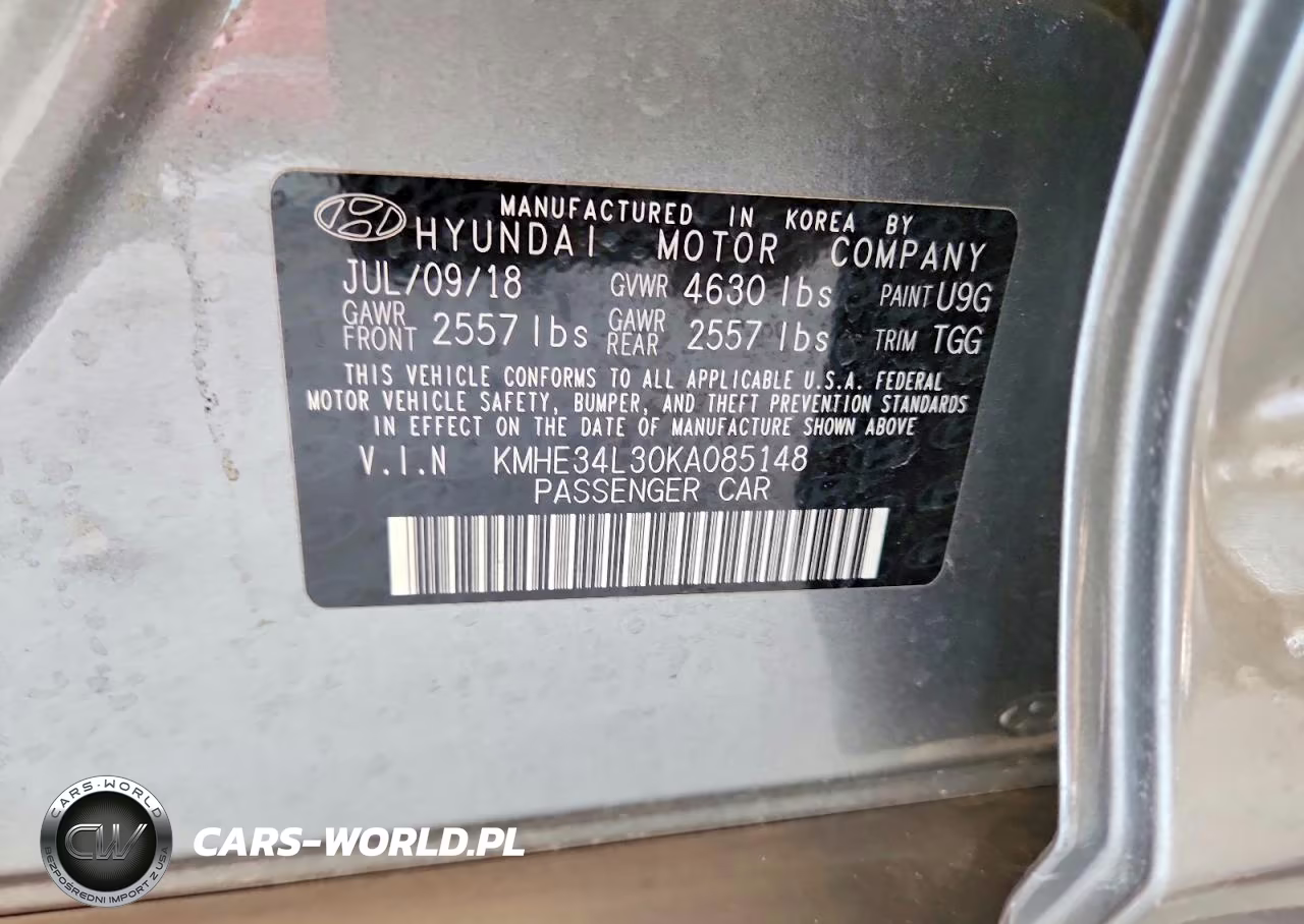 2019 Hyundai Sonata Hybrid Limited VIN:KMHE34L30KA085148 - 12