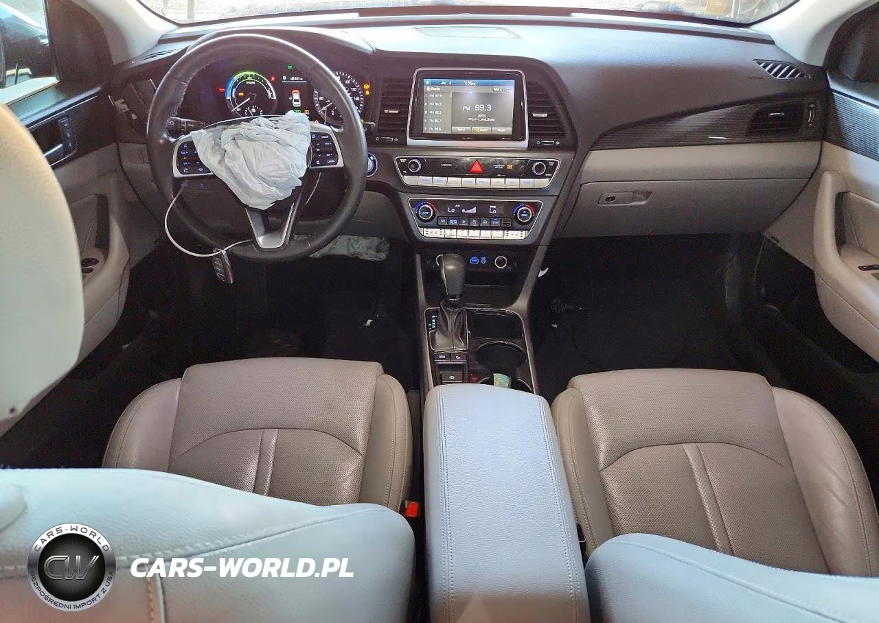 2019 Hyundai Sonata Hybrid Limited VIN:KMHE34L30KA085148 - 8