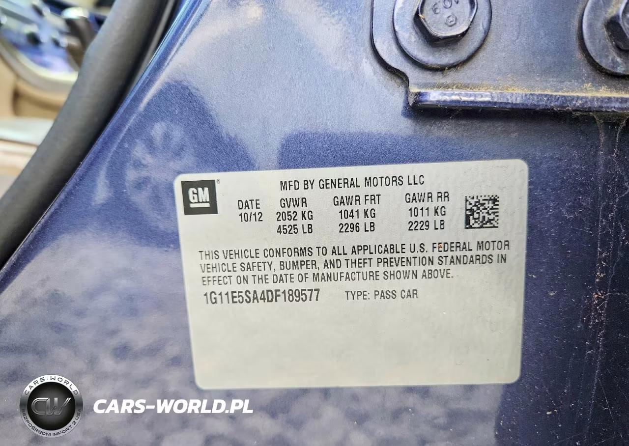 2013 Chevrolet Malibu 2Lt VIN:1G11E5SA4DF189577 - 12