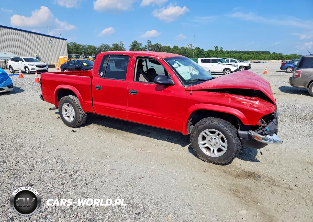 2003 Dodge Dakota Quad Sport VIN:1D7HL38X93S228641 - 4