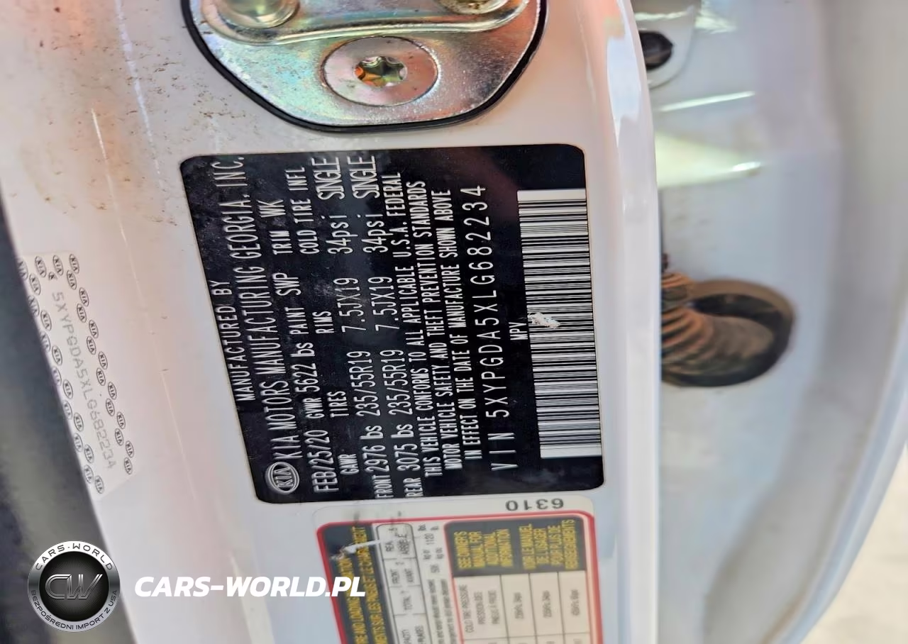 2020 Kia Sorento S VIN:5XYPGDA5XLG682234 - 13