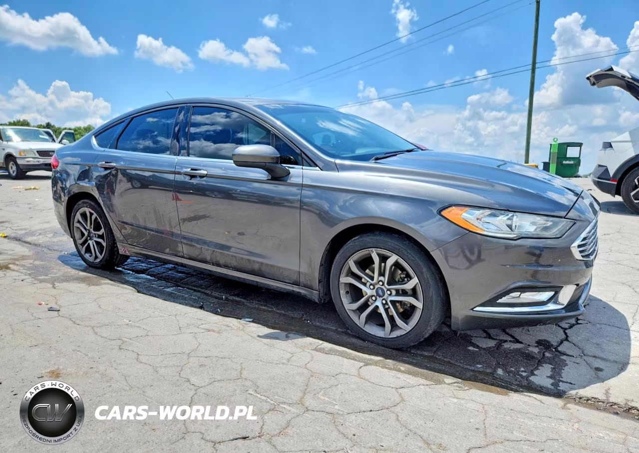 2017 Ford Fusion Se VIN:3FA6P0T93HR356167 - 4