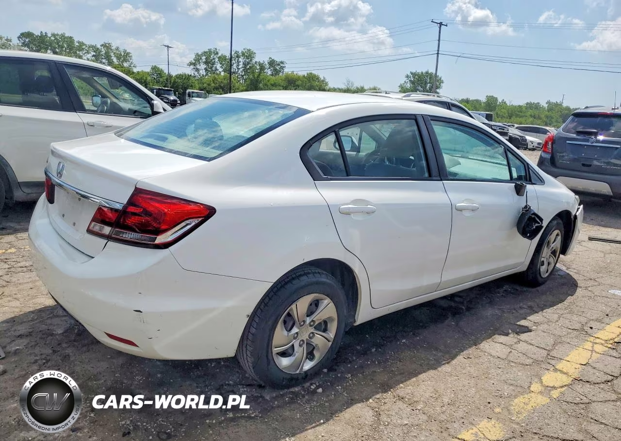 2013 Honda Civic Lx VIN:19XFB2F53DE017441 - 3