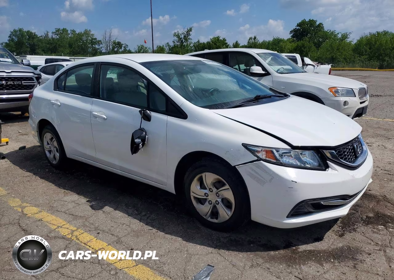 2013 Honda Civic Lx VIN:19XFB2F53DE017441 - 4