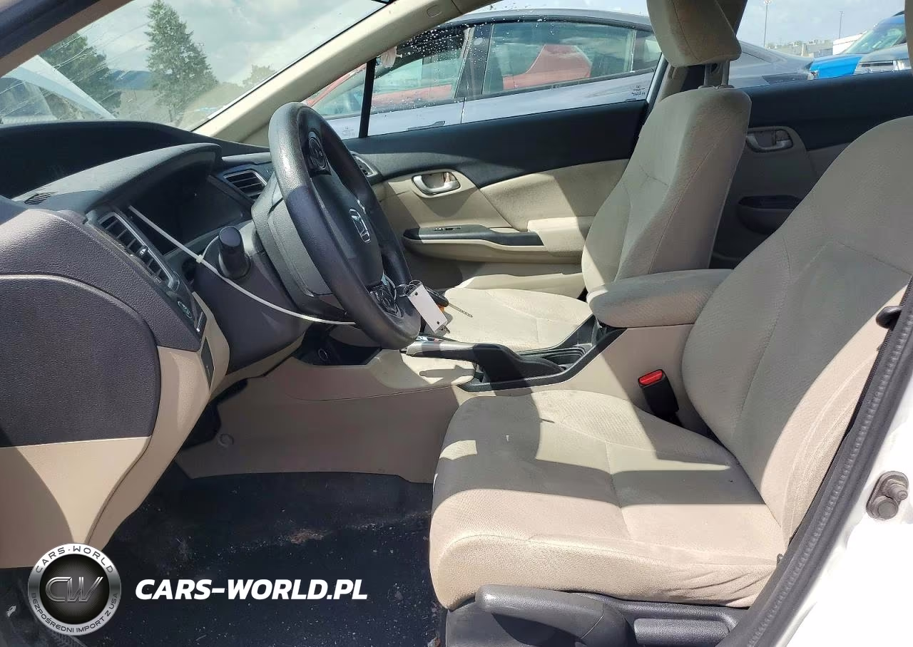 2013 Honda Civic Lx VIN:19XFB2F53DE017441 - 7