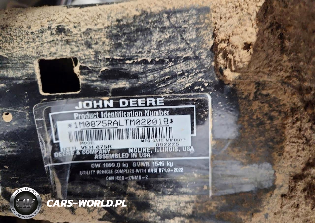 2026 John Deere Xuv 875R VIN:1M0875RALTM020018 - 10