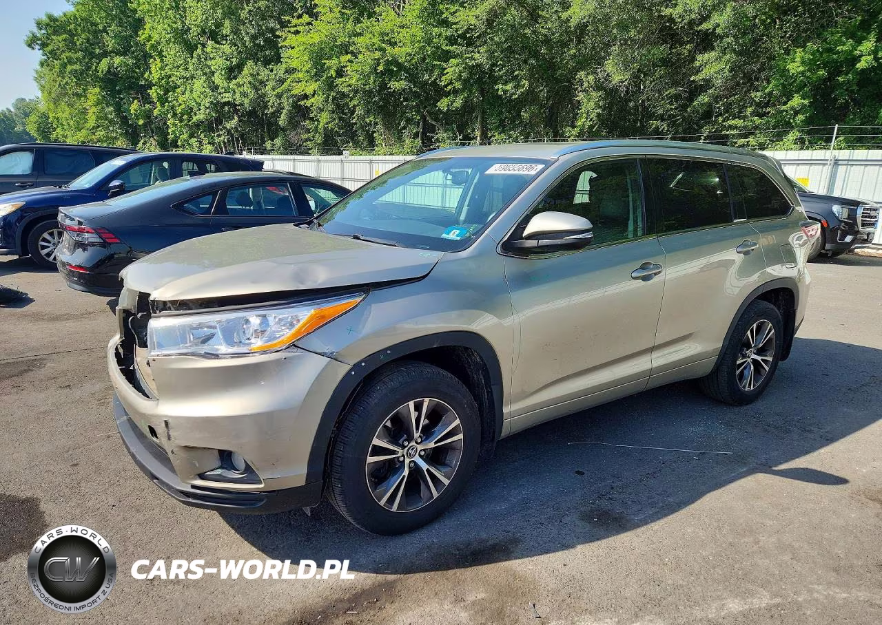 2016 Toyota Highlander Xle – zdjęcie 1 z 14